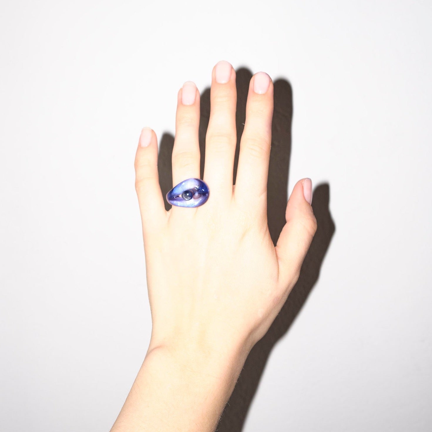 Circle of Y Chunky Kunststoff Ring My Blueberry Nights | ODASSEY