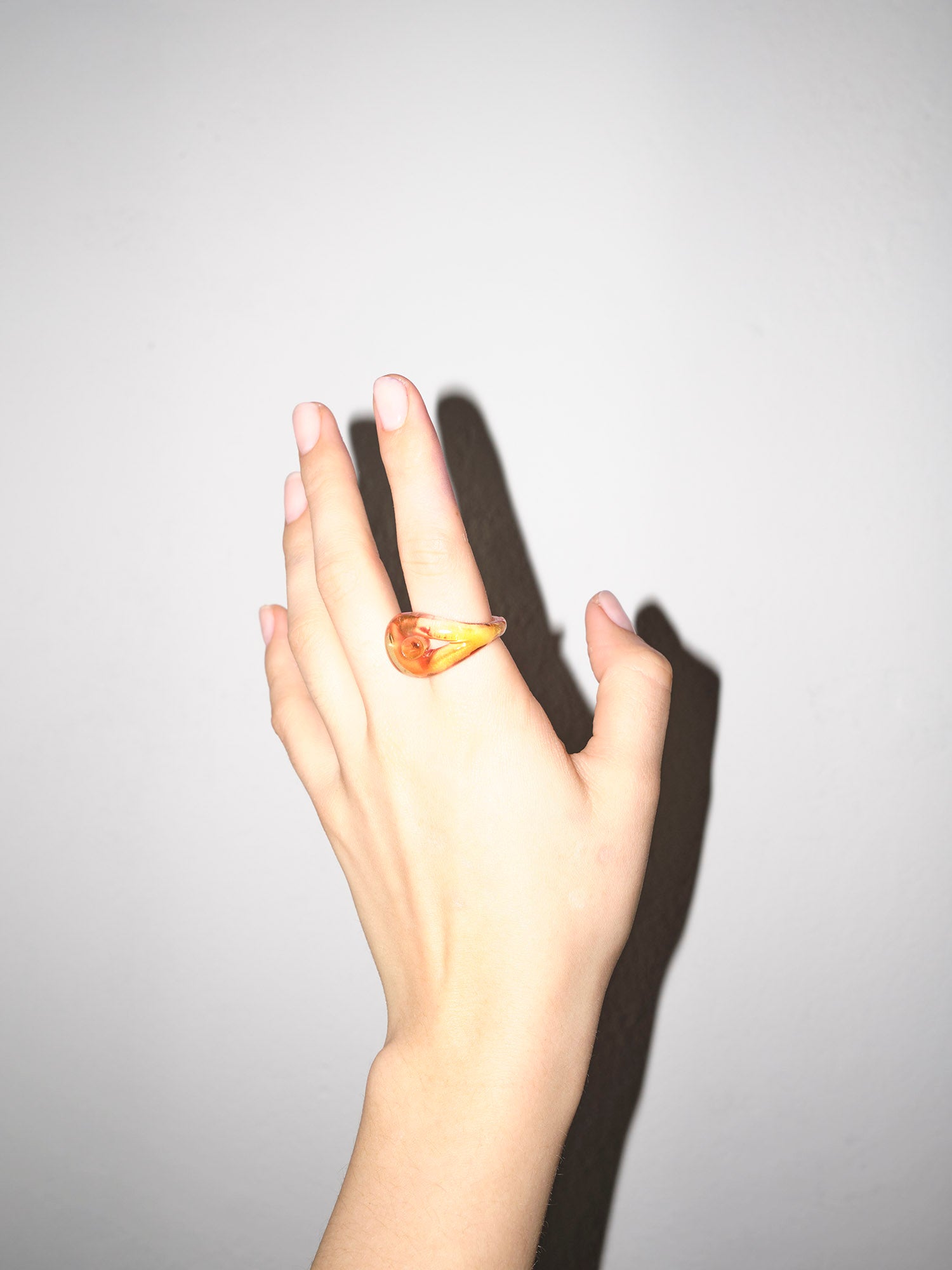 CIRCLE OF Y Chunky Resin Ring Clementine | ODASSEY