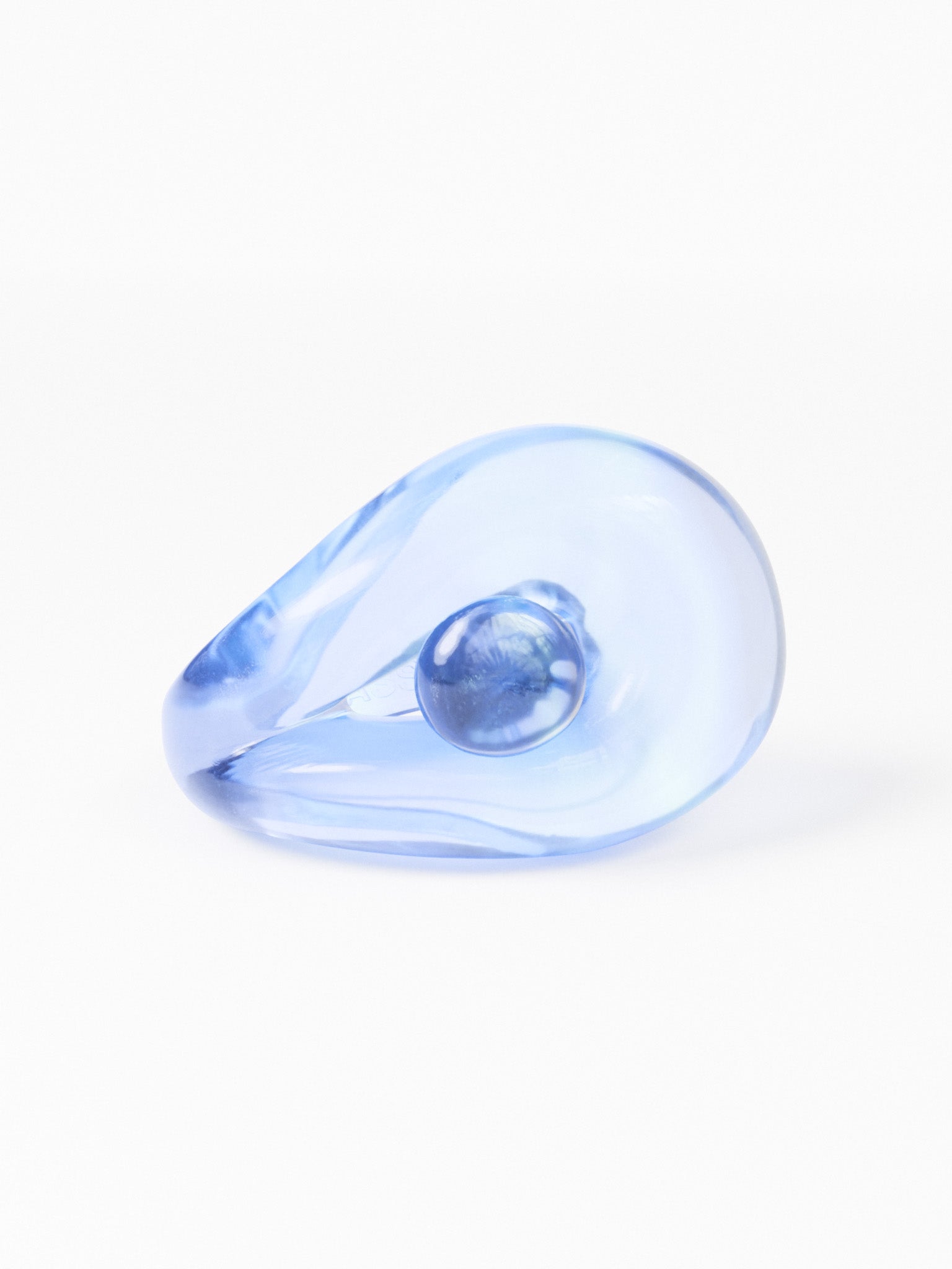 Circle of Y Chunky Resin Ring blues baby | ODASSEY