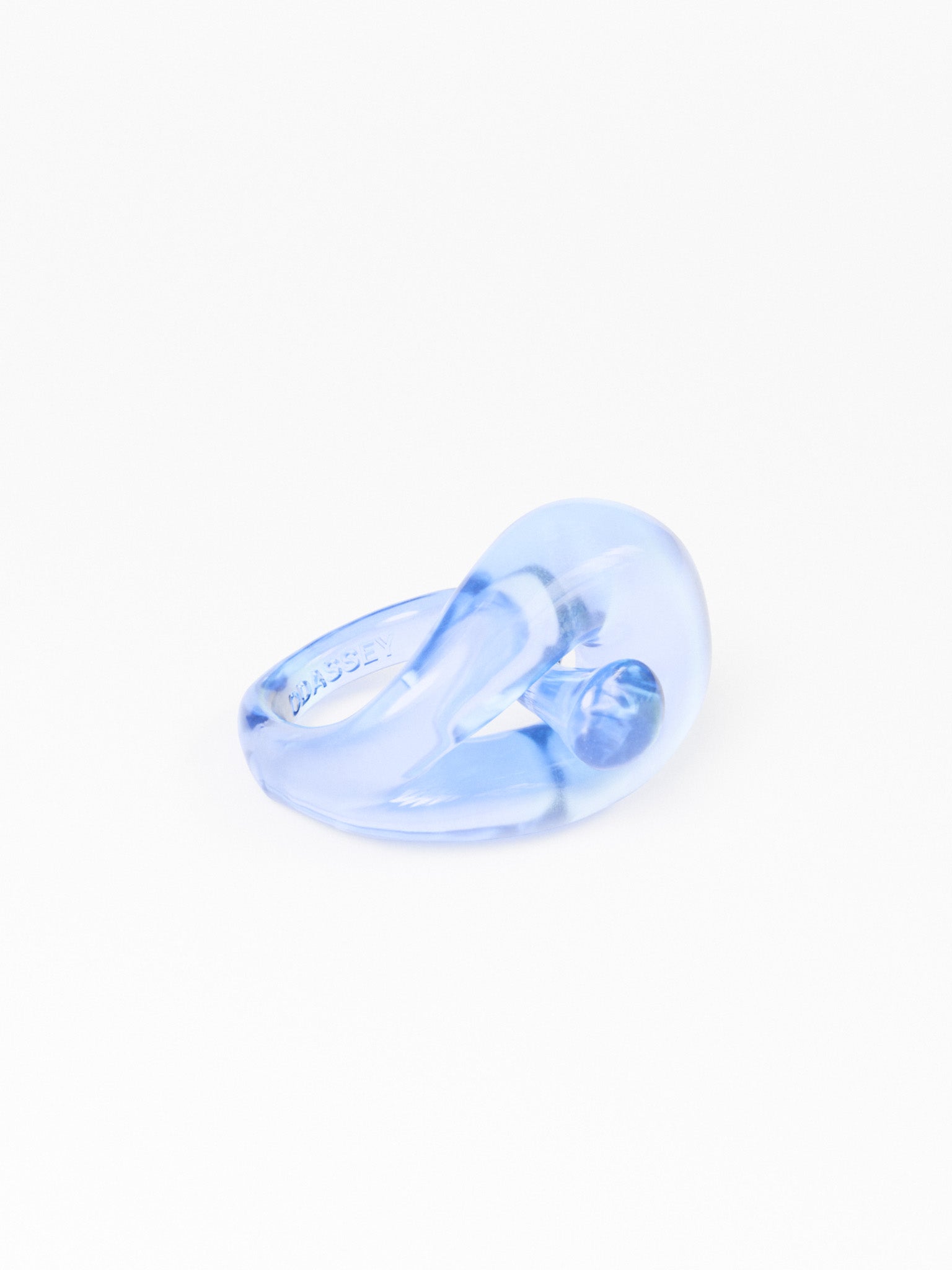 Circle of Y Chunky Resin Ring blues baby | ODASSEY