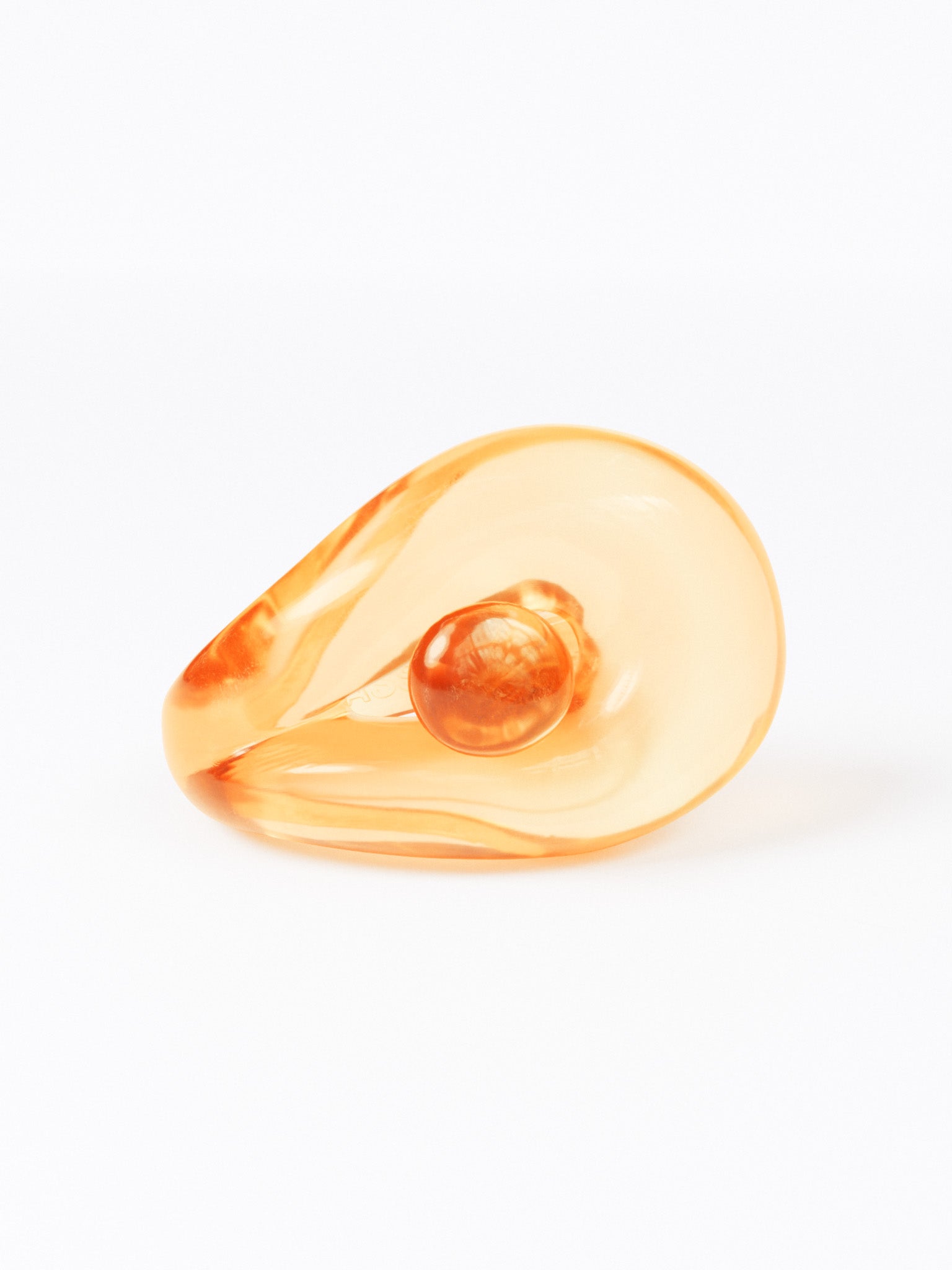 CIRCLE OF Y Chunky Kunststoff Ring Clementine | ODASSEY