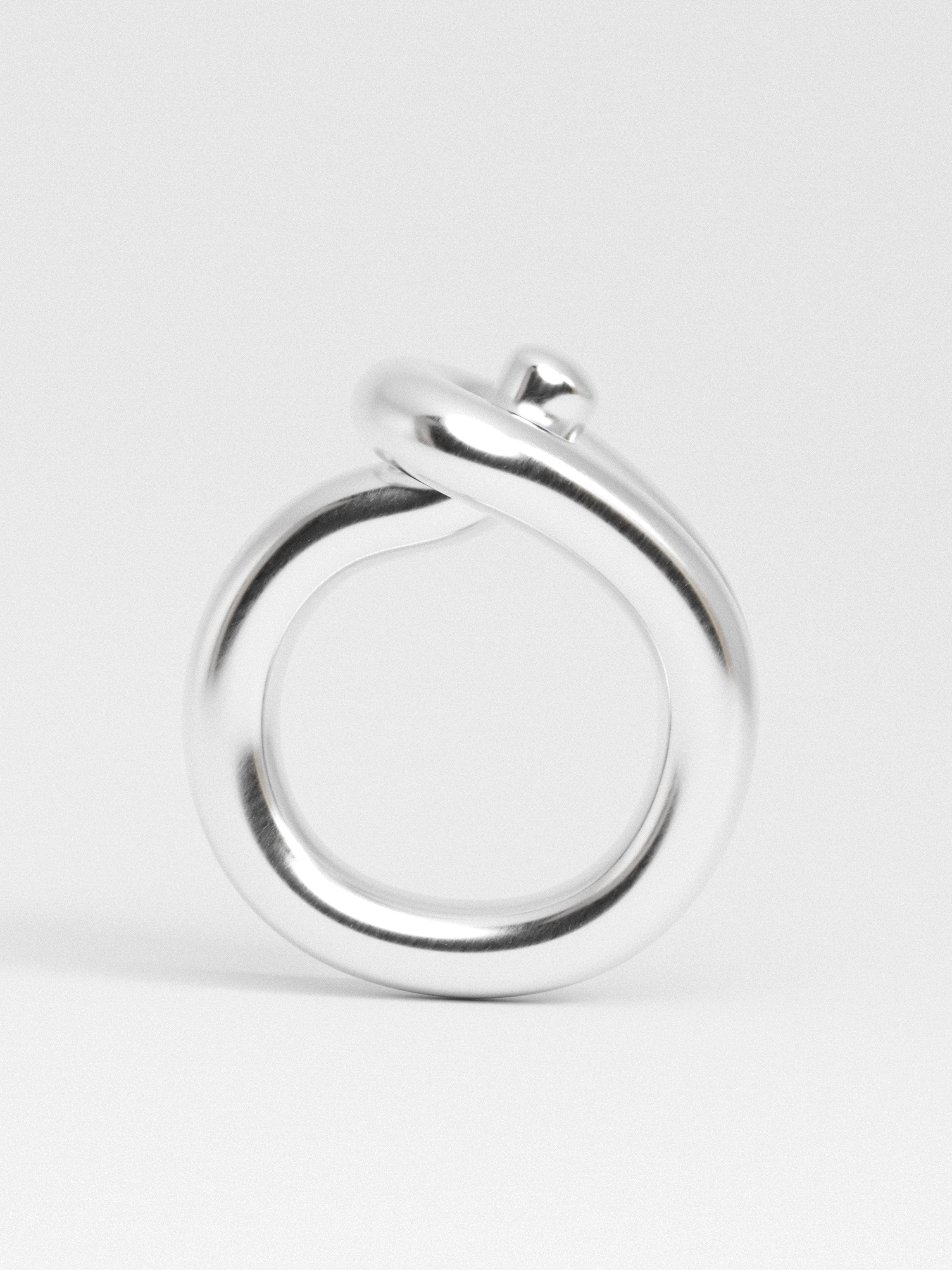 CIRCLE OF Y Silver Signature Ring | ODASSEY