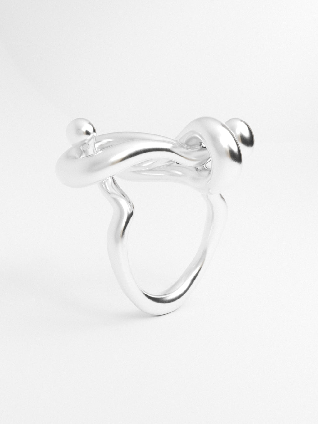 CIRCLE OF Y Silver Statement Ring | ODASSEY