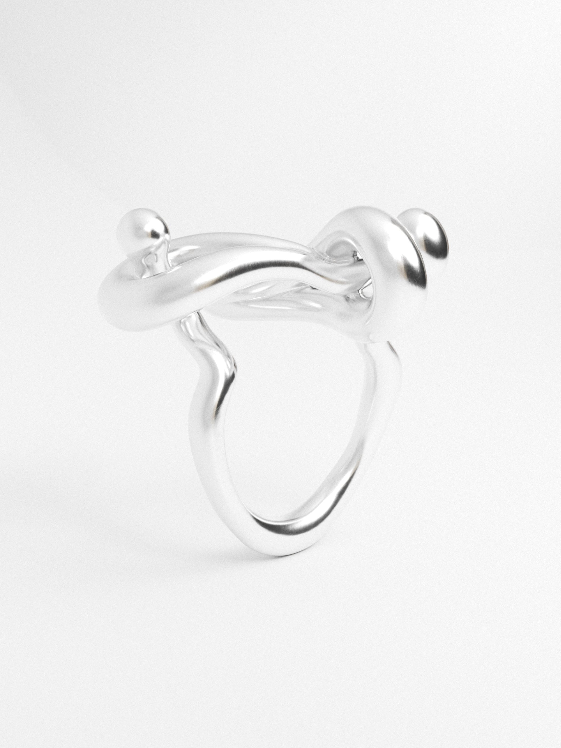CIRCLE OF Y Silver Statement Ring | ODASSEY